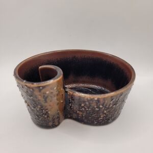 Rustic Brown Ceramic Bowl